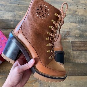 Tory Burch Miller Lug Sole Booties 